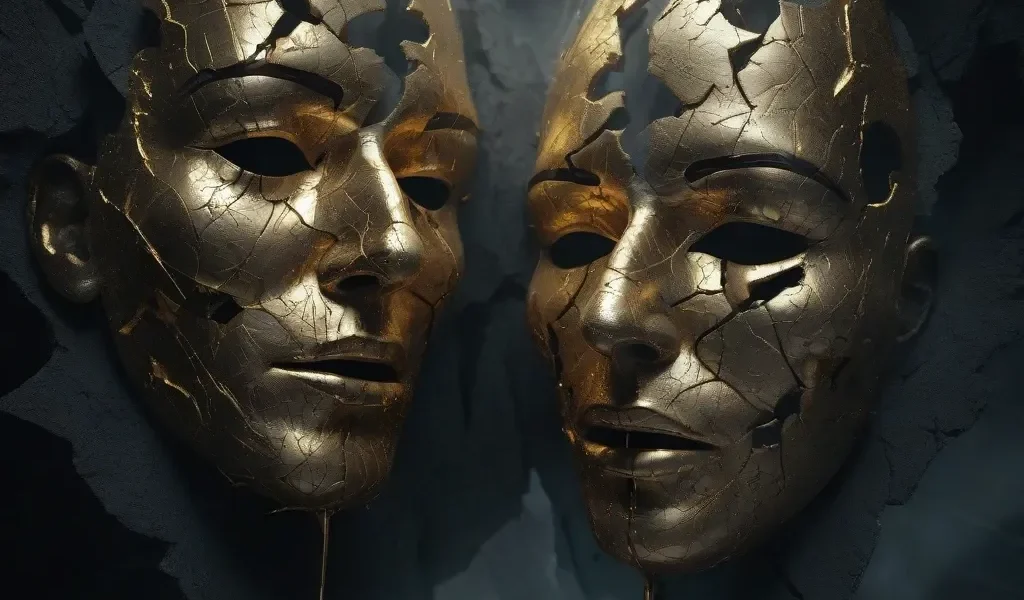 Gilded Mask Deception